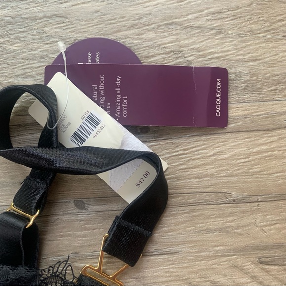 Cacique Boned Lace Comfort Meets Coverage Wirefree Bra - Picture 7 of 13